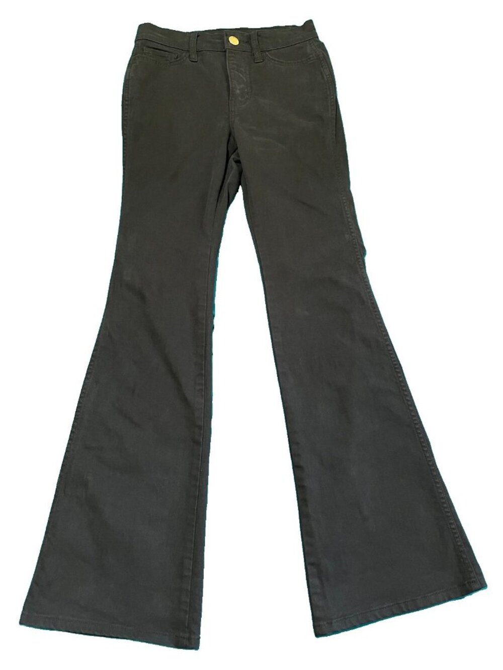 Ryegrass Women's Size 2 Black High Waisted Semi-Flared Cotton Blend Jeans
